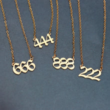 Load image into Gallery viewer, Angelz Number Necklace
