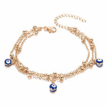 Load image into Gallery viewer, Gypsy Evil Eye Anklet
